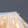 Flower Print Girls Tutu Skirt Kids Elastic Waist Short Kids Girl Skirt