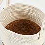 Foldable Baskets Multi-Function Decorative Woven Cotton Rope Laundry Basket with Handles