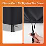 Foldable Portable Polyester Heavy Duty round Customized Patio Fire Pit Cover