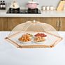 Food Cover Hygiene Grid Umbrella Style Food Table Dish Cover Barbecue Picnic Folded Kitchenware Cooking Meal Mesh Food Covers