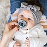 Food Grade Eco Friendly Dummy Chain Holder Colorful Baby Silicone Pacifier Clip