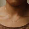 Foreign Trade Mother S925 Sterling Silver Necklace Simple Glossy Clavicle Chain English Word Mother Love Item