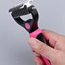 Free Sample Pet Grooming Wide Brush Double Sided Shedding Dematting Undercoat Rake Dog Hair Comb