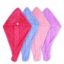 Free Sample Rts 1Pc Moq Microfiber Hair Drying Turban Salon Towel Bathroom Hair Wrap Dryer Towel for Women