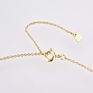 Fuamay Silver Star Moon Stone Necklace 925 Bling Crescent Stars and Moon Necklaces Cadenas De Mujer