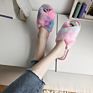 Fur Slippers House Slippers Womens Fur Ladies Fluffy Slippers Slides Sandals Female Shoes