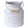 Galvanized Planter Super Fine Handmade Milk Can Classic Indian Stylish Designer Flower Holder
