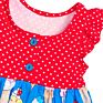 Girl Kids Clothing Cotton Skirt Ice-Cream Printing Sleeveless Dress Baby Party