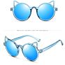 Girls Children Sunglasses Uv400 round Cat Shape Kids Funny Sunglasses