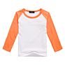 Girls Raglan Long Sleeve Baseball Tee Shirts Kids Blank Raglan Cotton Tees