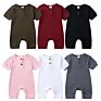 Girl's Rompers Boy Zip Baby Romper Suitable for Both Boys and Girls