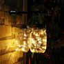 Glass Mason Bottle Color Solar Garden Lights Christmas Gifts Outdoor Ornaments Holiday Lighting -Sellin