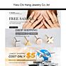 Gold Filled Male Stainless Steel Chain for Necklace Heart Earrings Heart Chunky Necklace Jewelry Set
