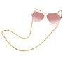 Gold Gold Copper Alloy Cross Glasses Chain ,Eyeglasses Accessories,Gold Eyeglasses Chain