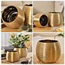 Golden Indoor Decor Ceramic Flower Vase Plant Pot