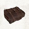 Great Large Office Man Genuine Leather Crossbody Bag Crazy Horse Leather Travel Messenger Bag for Men