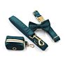 Green Velvet Dog Accessories Luxury Bowtie Collar Dog Bow Tie