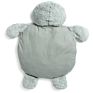 Grey Sloth Belly Blanket, White and Grey Sloth Plush Stuffed Animal Tummy Time Play Mat