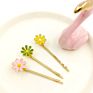 Hair Accessories 3 Color Daisy Hair Clip for Girls From