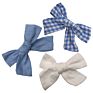 Hair Bows Set the Sky Schoolgirl Fabric Bows