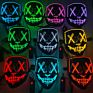 Halloween Rave Clown Scary Costume Cosplay Party Prop Bar Masquerade Joker Adult Toy Led Neon Glow Mask