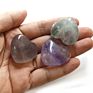 natural fluorite crystal heart