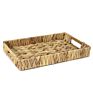 Hand Woven Set of 3Pcs Water Hyacinth Tray Basket