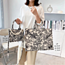 Handheld Luxury Beach Elegant Shoulder Bag Ladies Jacquard Embroidered Canvas Bag Handbag