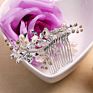 Handmade Crystals Fancy Bridal Hair Jewelry Accessories Pearl Wedding Bridal Hair Combs