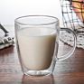 Handmade Heat-Resistant Borosilicate Transparent Double Wall Glass for Coffee Mug