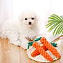 Handmade Knit Molar Jouet Pour Chien Cotton Rope Carrot Cotton Pet Rope Durable Chew Toy for Pets