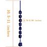 Handmade Natural Lapis Lazuli Crystal Car Hanging Ornaments for Home Decoration Feng Shui Ornament