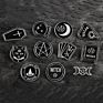 Handmade Witch Ouija Moon Tarot Book Gothic Enamel Pins Badge Denim Jacket Metal Crafts Gifts Brooches for Women Men