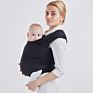 Hands Free Breathable Cotton Baby Wrap Carrier Stretchy Infant and Child Sling Carry up to 44 Lbs