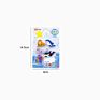 Happy Paradise Underwater World Sea Animals Eraser Set Cute Stationery Office Party Supply Gift Girl Student Kids Gift