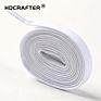 Hdcrafter Classic Black-And-White Single and Double-Layer Polyester Flat Shoelaces
