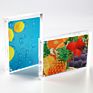 High Transparency Crystal A4 Picture Frame Magnetic Solid Clear Acrylic Floating Picture Frame