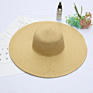 Holiday Sun Rose Red Pink Oversized Straw Hat