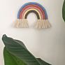 Home Decor Nordic Style Boho Cotton Rainbow Macrame Wall Hanging