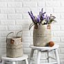 Home Decoration Handmade Woven Rattan Storage Seagrass Basket