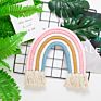 Home Decoration Room Big Size Macrame Woven Ornaments Photo Props Rainbow Wall Hanging