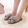 Home Indoor Luxury Fluffy Slippers Fur Slippers for Women