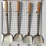 Hotel Restaurant Stainless Steel Shovel Spatula with Wooden Handle