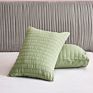 Hotniu Duvet Cover Set Cotton Green Stylish Bedding Set Cover