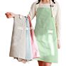 Household Kitchen Waterproof Oil Proof Women's Cotton Ultra-Thin Stripe Thin Style Apron