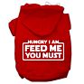 Hungry I Am Screen Print Pet Hoodies