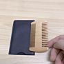 Hx08 Wood Wooden Brush Set Black Sandalwood Beard Comb for Men