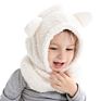 Hzm-18180 Baby Kids Warm Hats Thick Woolen Earflap Hood Fleece Hat Scarves with Ears