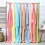 Ihome in Stock 120X120 Cm Bamboo Cotton Muslin Solid Color Baby Swaddle Wrap Blanket