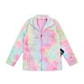 In-Stock Women Quarter Zip Tie Dye Pv Fleece Pullover